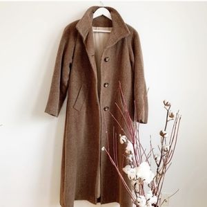 Vintage Camel Wool Alpaca Blend Coat Union Label 8